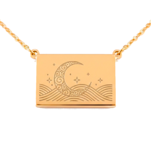 Collar - Placa rectangular ajustable