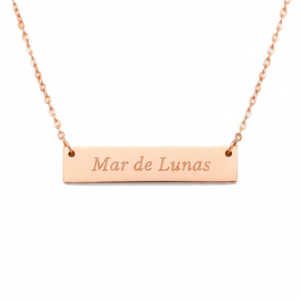 Collar - Placa rectangular
