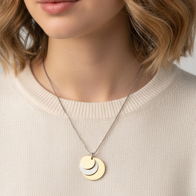 Collar - Triple luna - Imagen 3